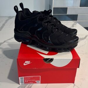 Nike VaporMax Plus Triple Black Size 11.5